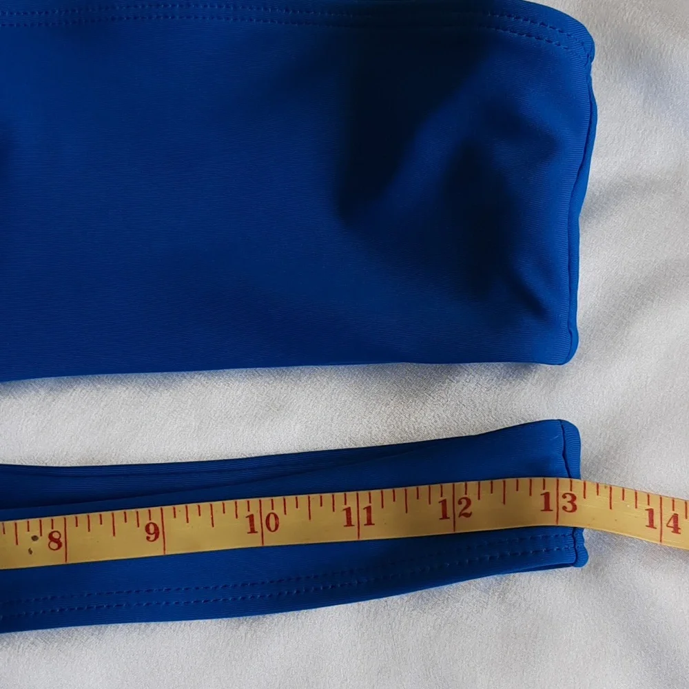 Zaful Bathing suit top.  Size 6. (M) Blue.  Slots for padding (not inclu… - Picture 4 of 10